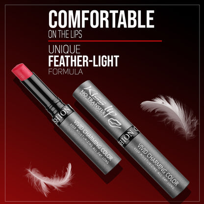 FASHION COLOUR Kiss Lip No-Transfer Lipstick - 75 Dull Red