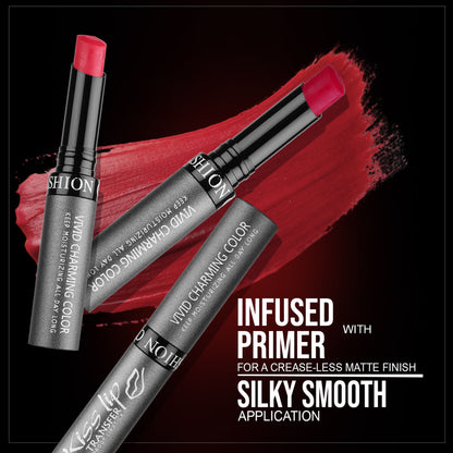 FASHION COLOUR Kiss Lip No-Transfer Lipstick - 75 Dull Red