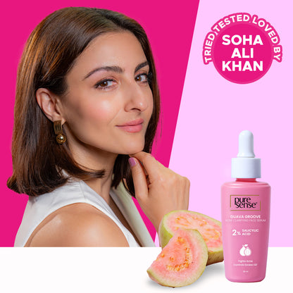 PureSense 2% Salicylic Acid Face Serum with Guava for Acne Prone Oily Skin