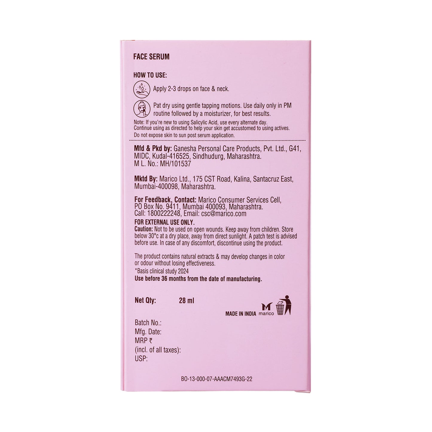 PureSense 2% Salicylic Acid Face Serum with Guava for Acne Prone Oily Skin