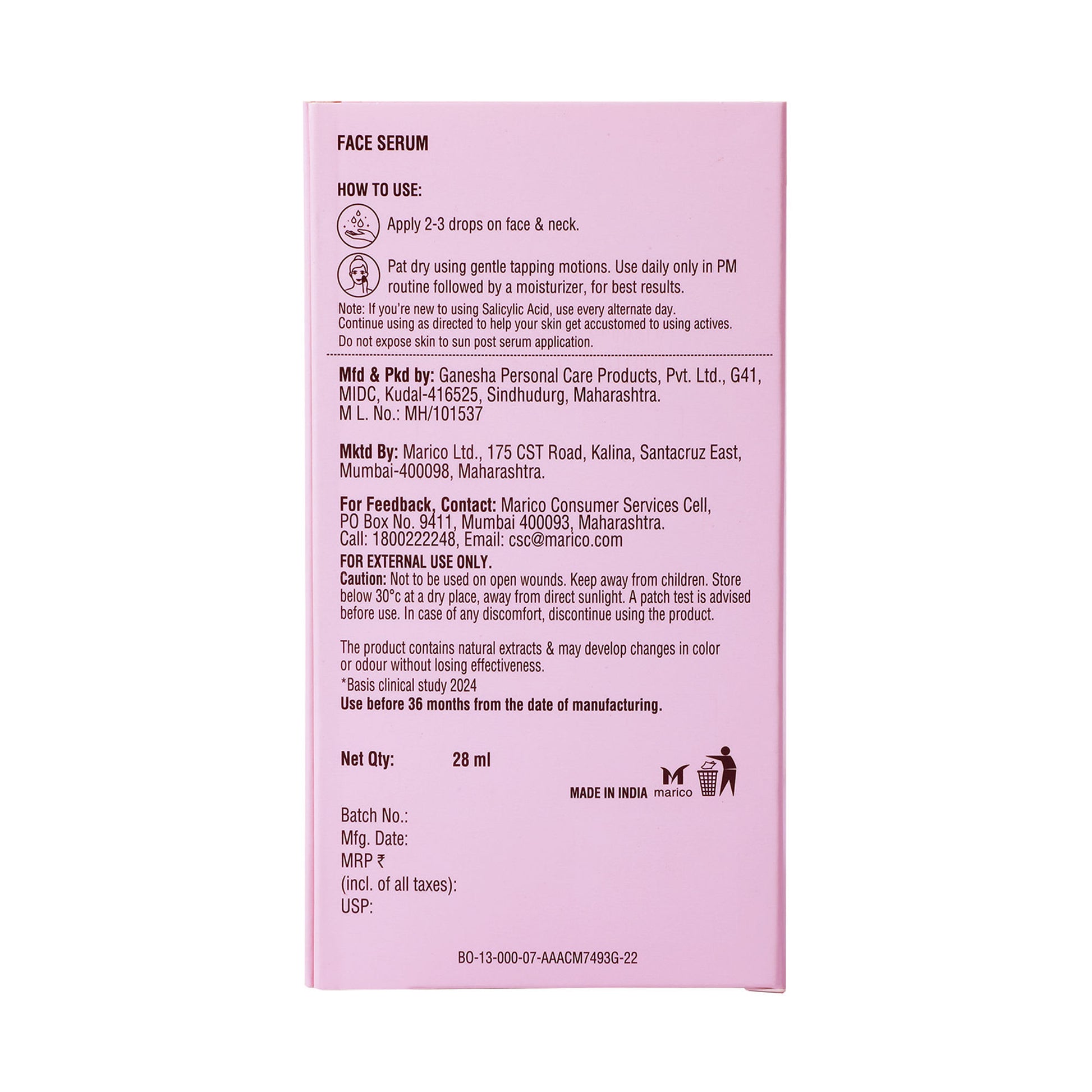 PureSense 2% Salicylic Acid Face Serum with Guava for Acne Prone Oily Skin