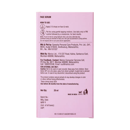 PureSense 2% Salicylic Acid Face Serum with Guava for Acne Prone Oily Skin