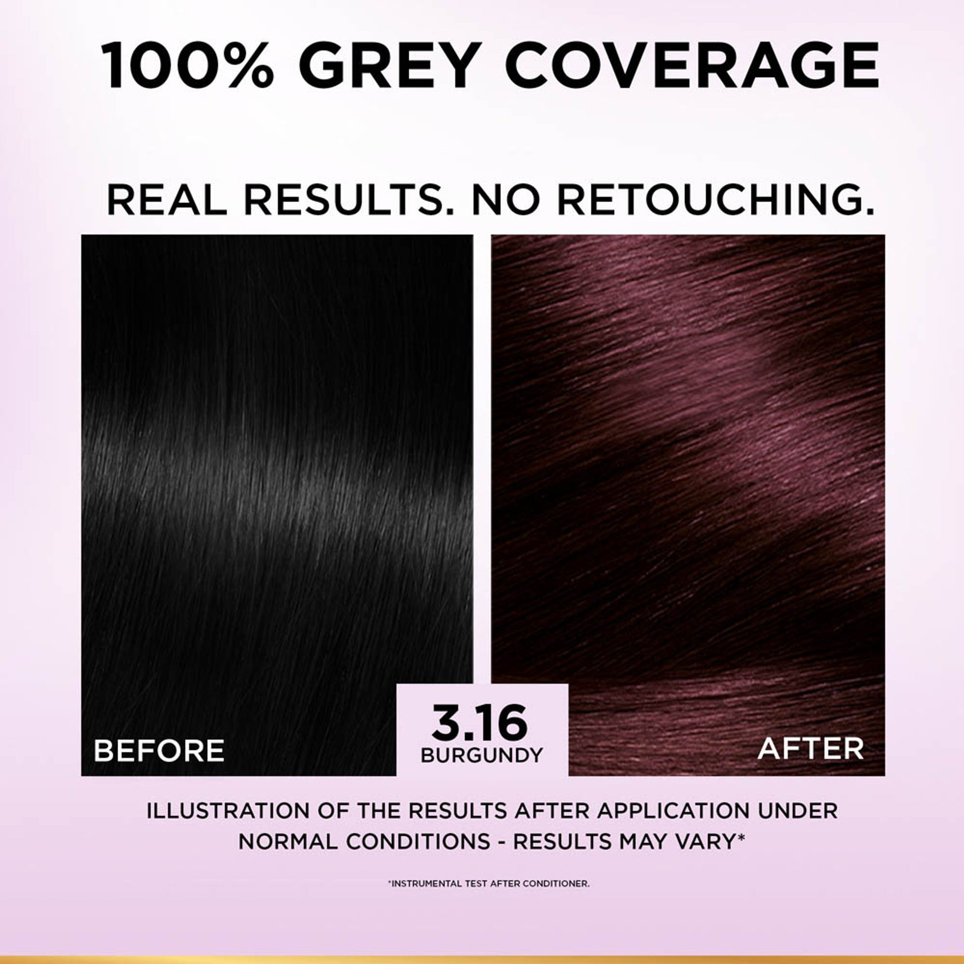 L'Oreal Paris Excellence Creme Triple Care Hair Color - 3.16 Burgundy