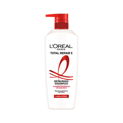 L'Oreal Paris Total Repair 5 Repairing Shampoo With Keratin XS For Damaged Hair