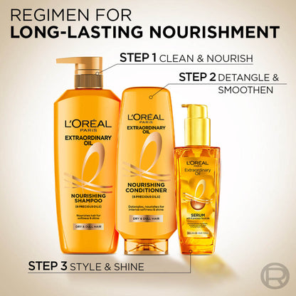 L'Oréal Paris 6 Oil Nourish Shampoo For Moisturising & Hydrating Dry & Dull Hair