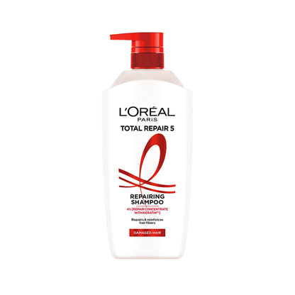 L'Oreal Paris Total Repair 5 Repairing Shampoo With Keratin XS For Damaged Hair
