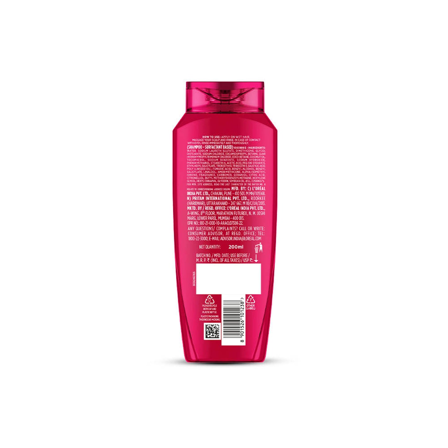 L'Oreal Paris Colour Protect Shampoo With UVA & UVB For Colour-Treated Hair