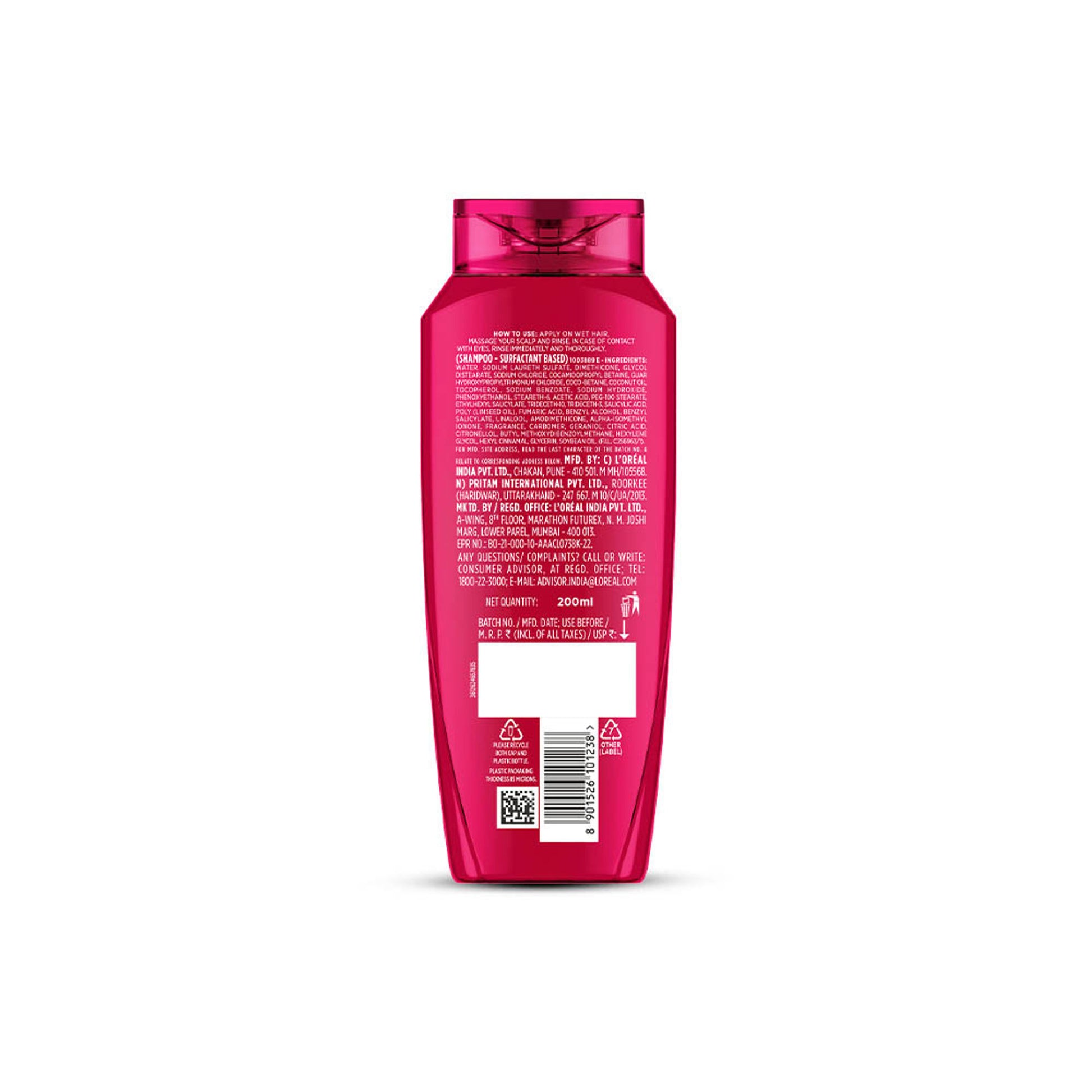L'Oreal Paris Colour Protect Shampoo With UVA & UVB For Colour-Treated Hair