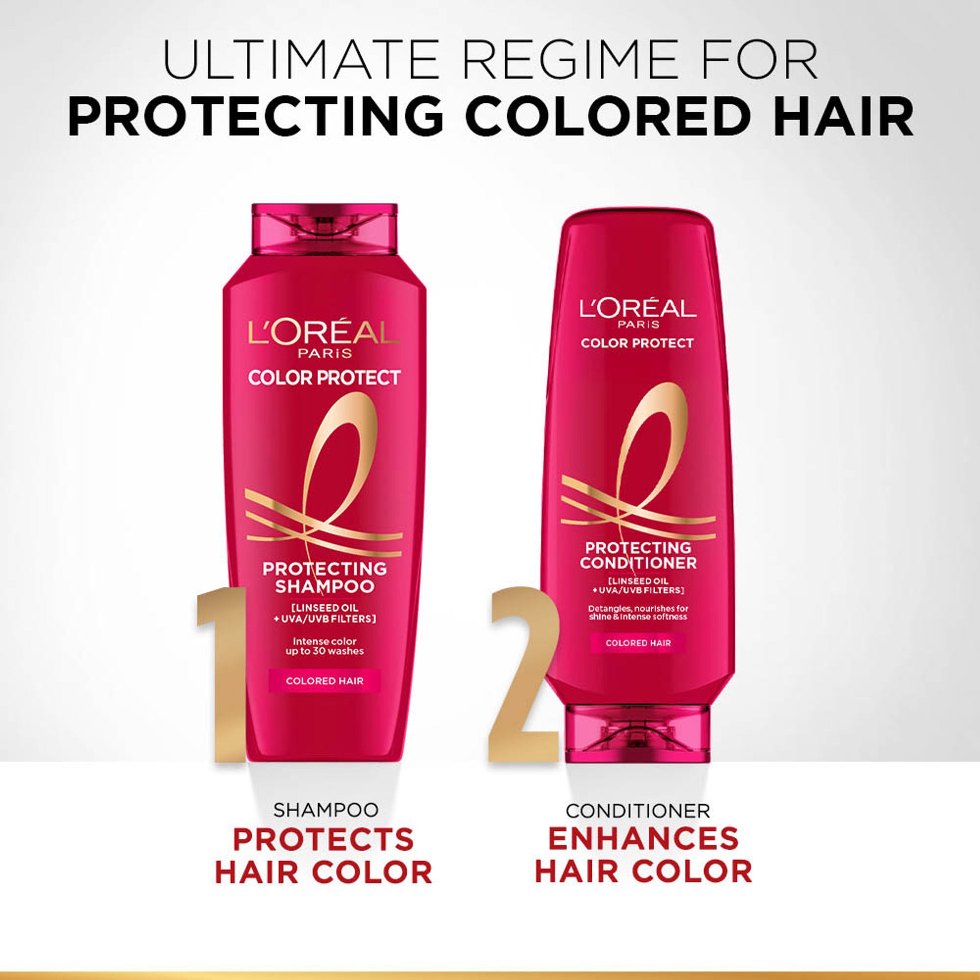 L'Oreal Paris Colour Protect Shampoo With UVA & UVB For Colour-Treated Hair