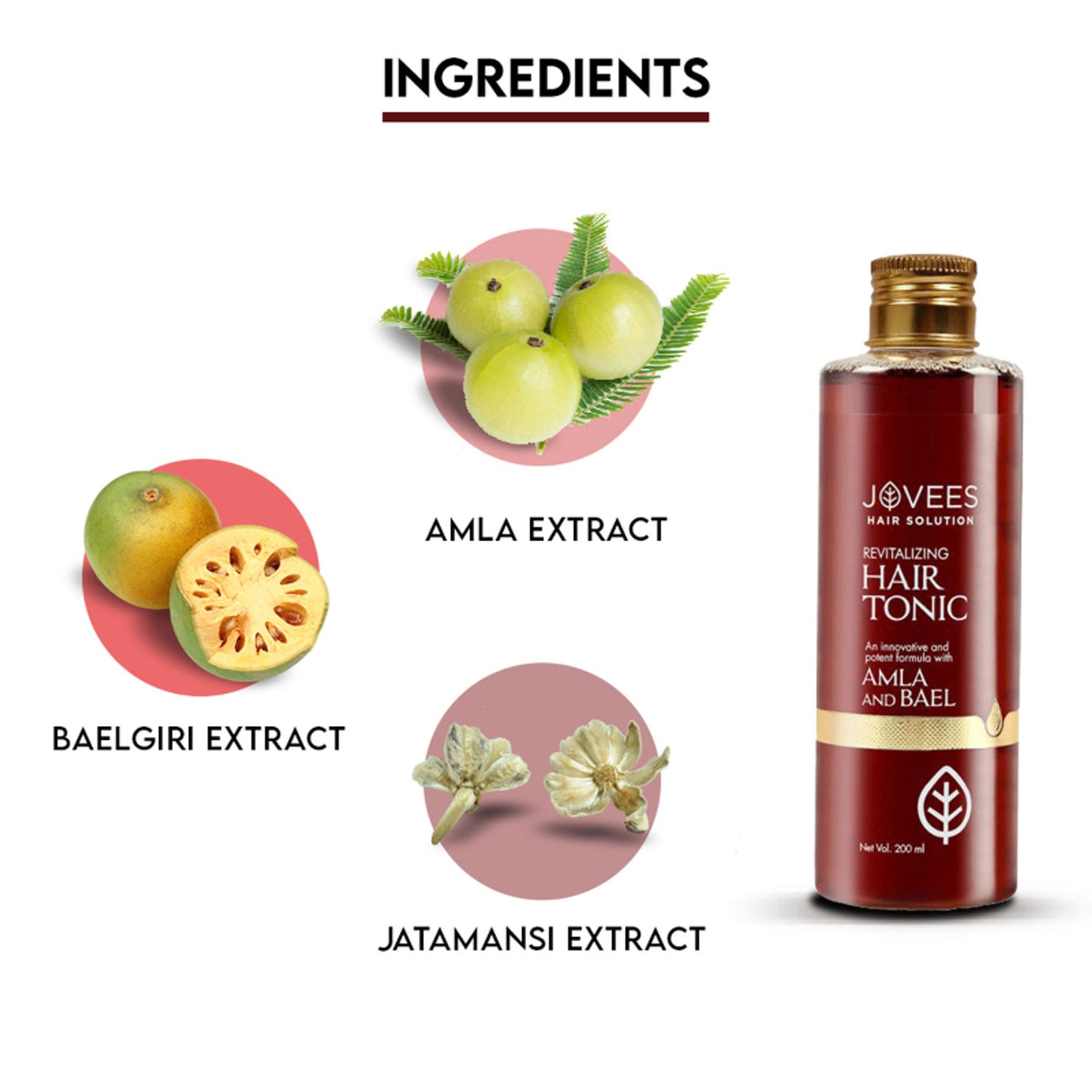 Jovees Amla & Bael Revitalising Hair Tonic