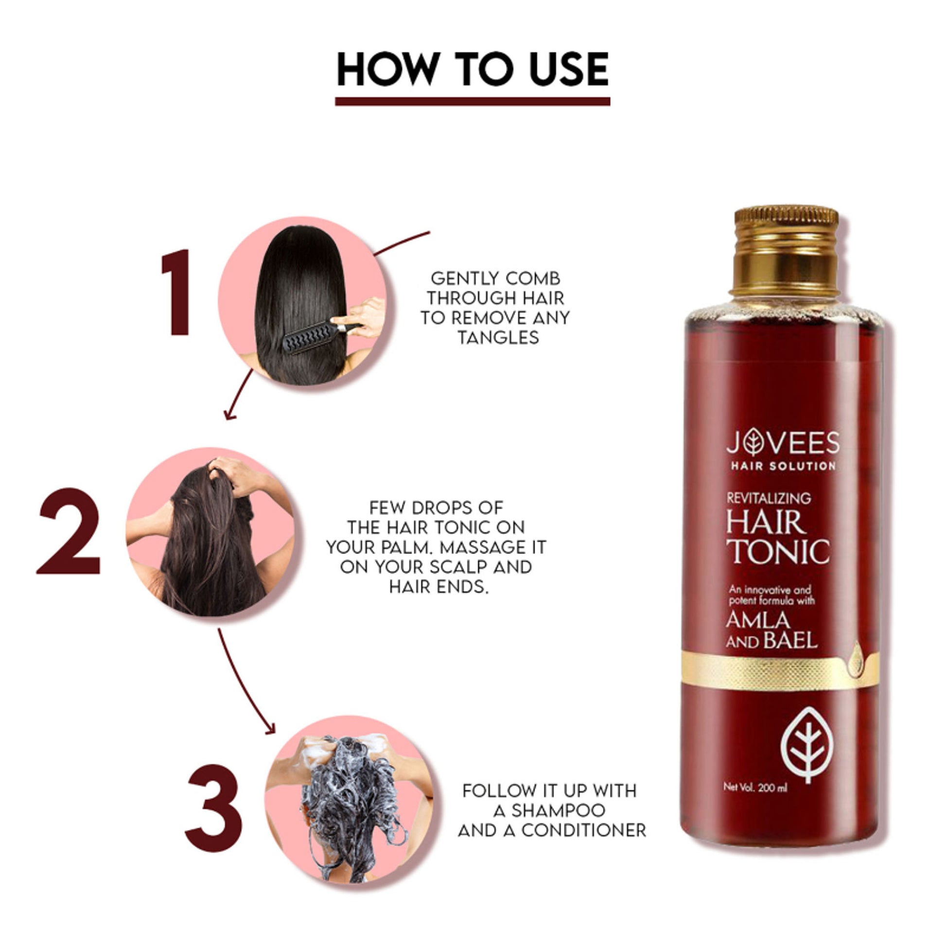 Jovees Amla & Bael Revitalising Hair Tonic