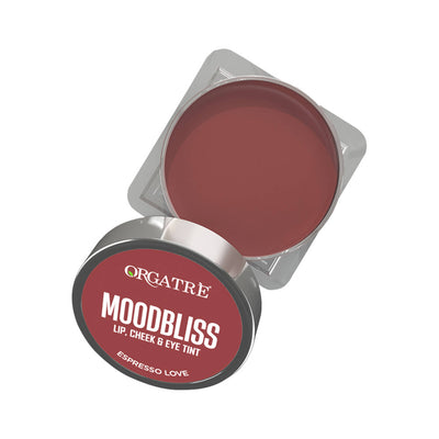 Orgatre Moodbliss Blush Lip, Cheek & Eye Tint with Goodness of Kojic Acid & Retinol - Espresso Love