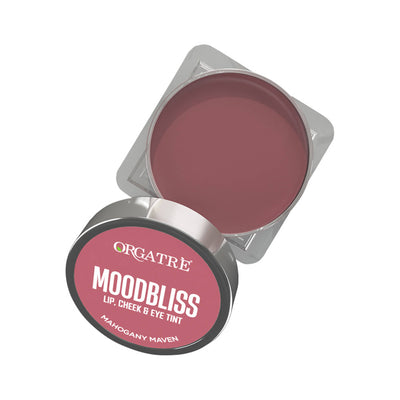 Orgatre Moodbliss Blush Lip, Cheek & Eye Tint with Goodness of Kojic Acid & Retinol - Mahogany Maven