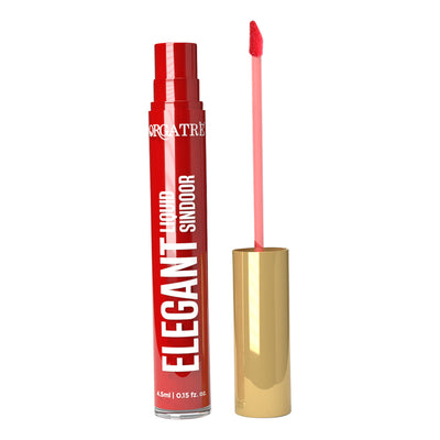 Orgatre Elegant Liquid Sindoor - Long-Lasting, Highly Pigmented, Skin-Friendly - Red