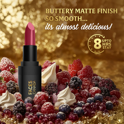 Faces Canada Comfy Matte Wow Bullet Lipstick - Berry Souffle 03