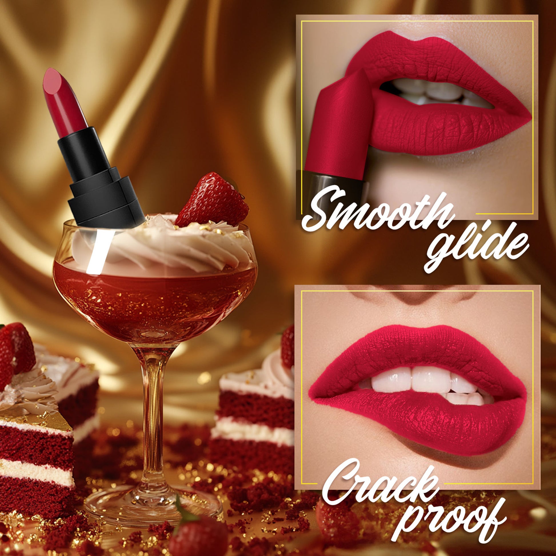 Faces Canada Comfy Matte Wow Bullet Lipstick - Red Velvet Rush 04