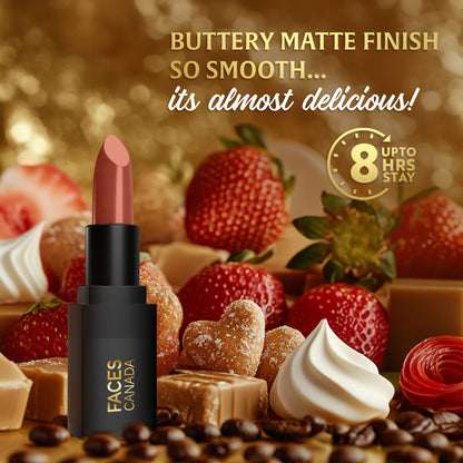 Faces Canada Comfy Matte Wow Bullet Lipstick - Vanilla Souffle 09