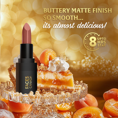 Faces Canada Comfy Matte Wow Bullet Lipstick - Butterscotch Bliss 10