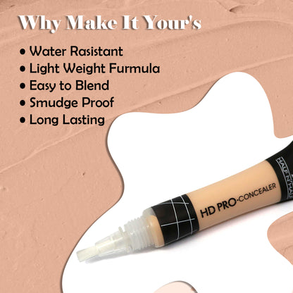 Half N Half HD Pro Face Makeup Concealer - Fair