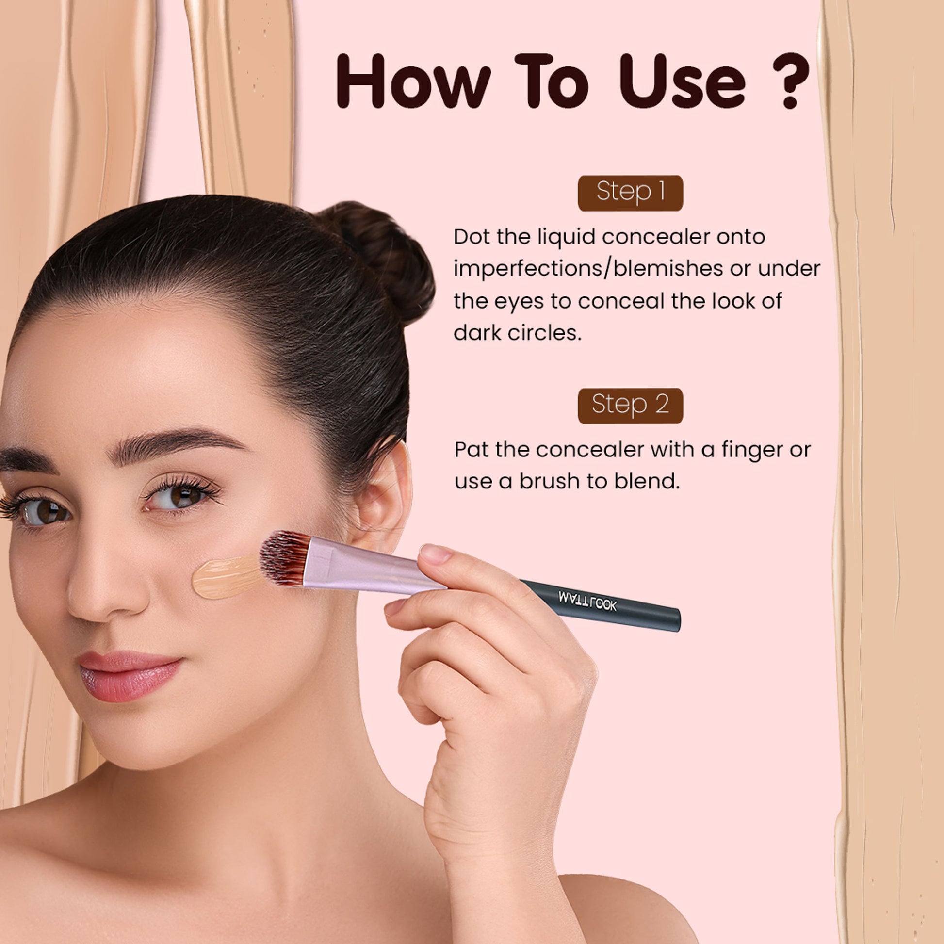 Half N Half HD Pro Face Makeup Concealer - Ivory