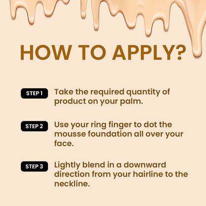 Half N Half Mineral Mousse Oil Free Foundation Light SPF 20 - Fair