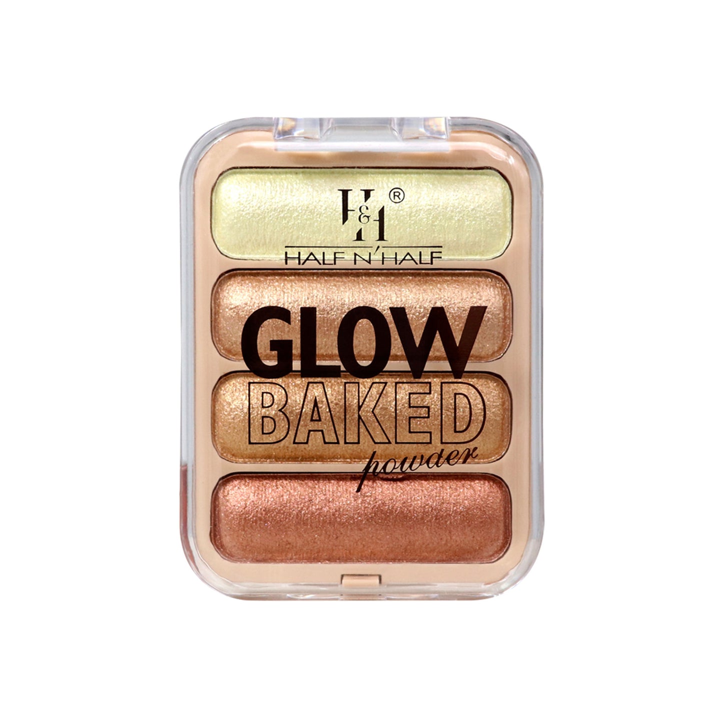 Half N Half Glow Baked Highlighter Powder - Snow Flake 01
