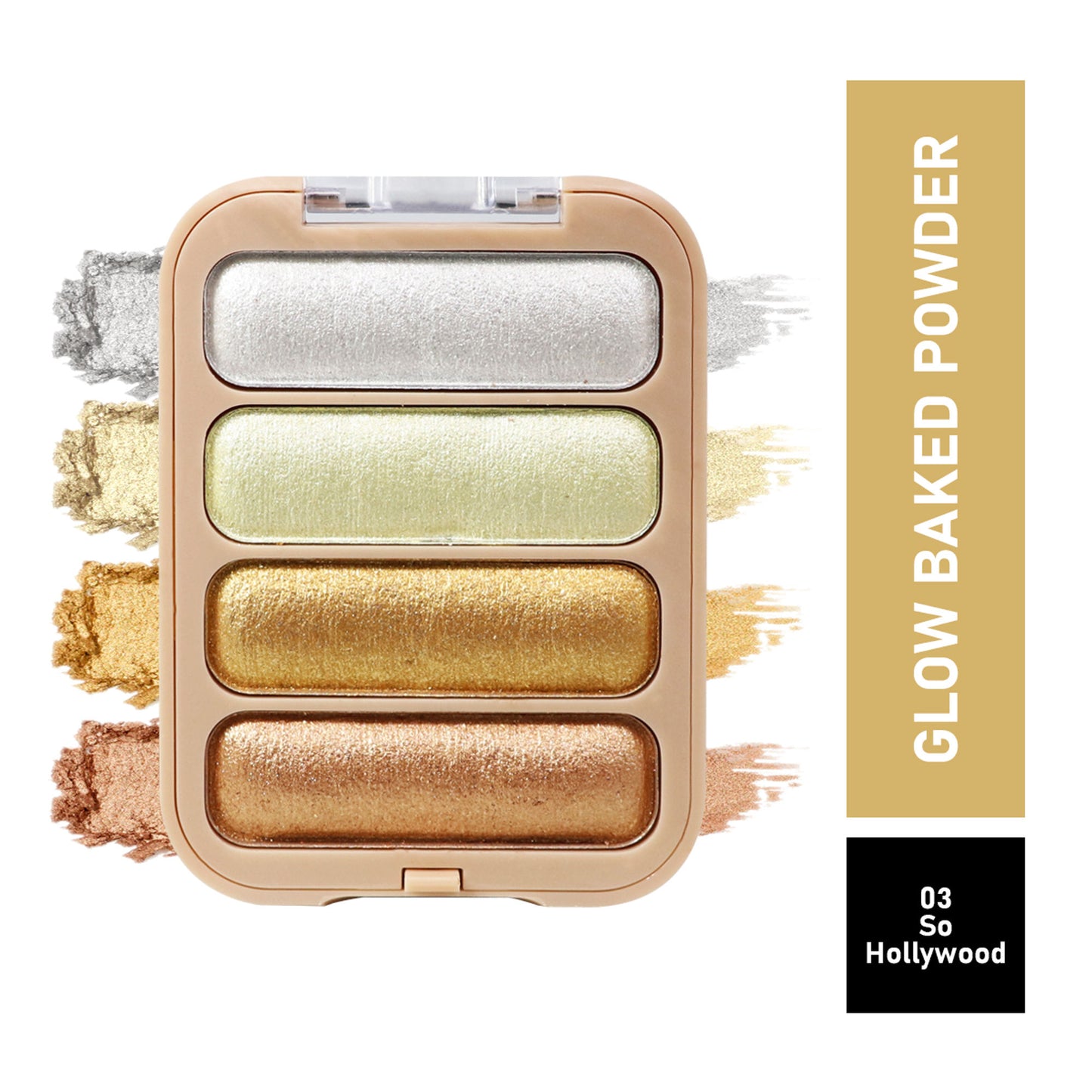 Half N Half Glow Baked Highlighter Powder - So-Hollywood