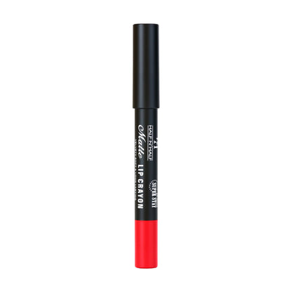 Half N Half Matte Velvet Soft & Long Lasting 24h Super Stay Lip Crayon - Sexy-red