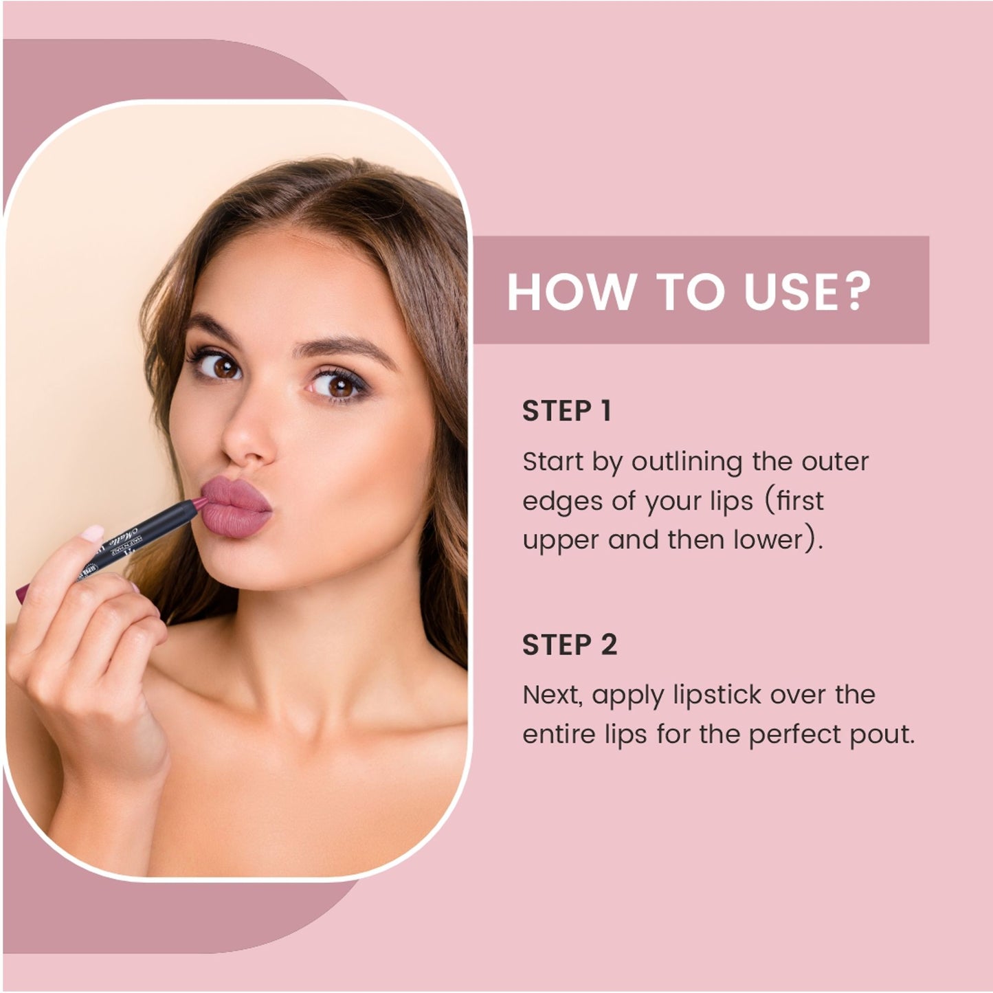 Half N Half Matte Velvet Soft & Long Lasting 24h Super Stay Lip Crayon - Candy-crush