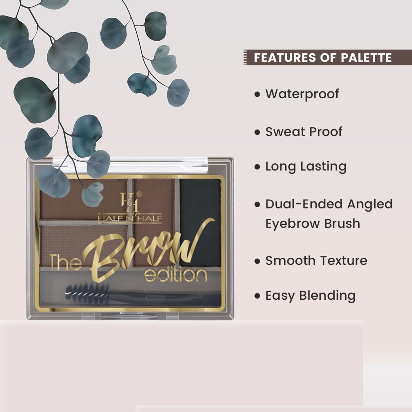 Half N Half The Brow Addition Eyebrow Enhancer Palette - 03 Natural Arch