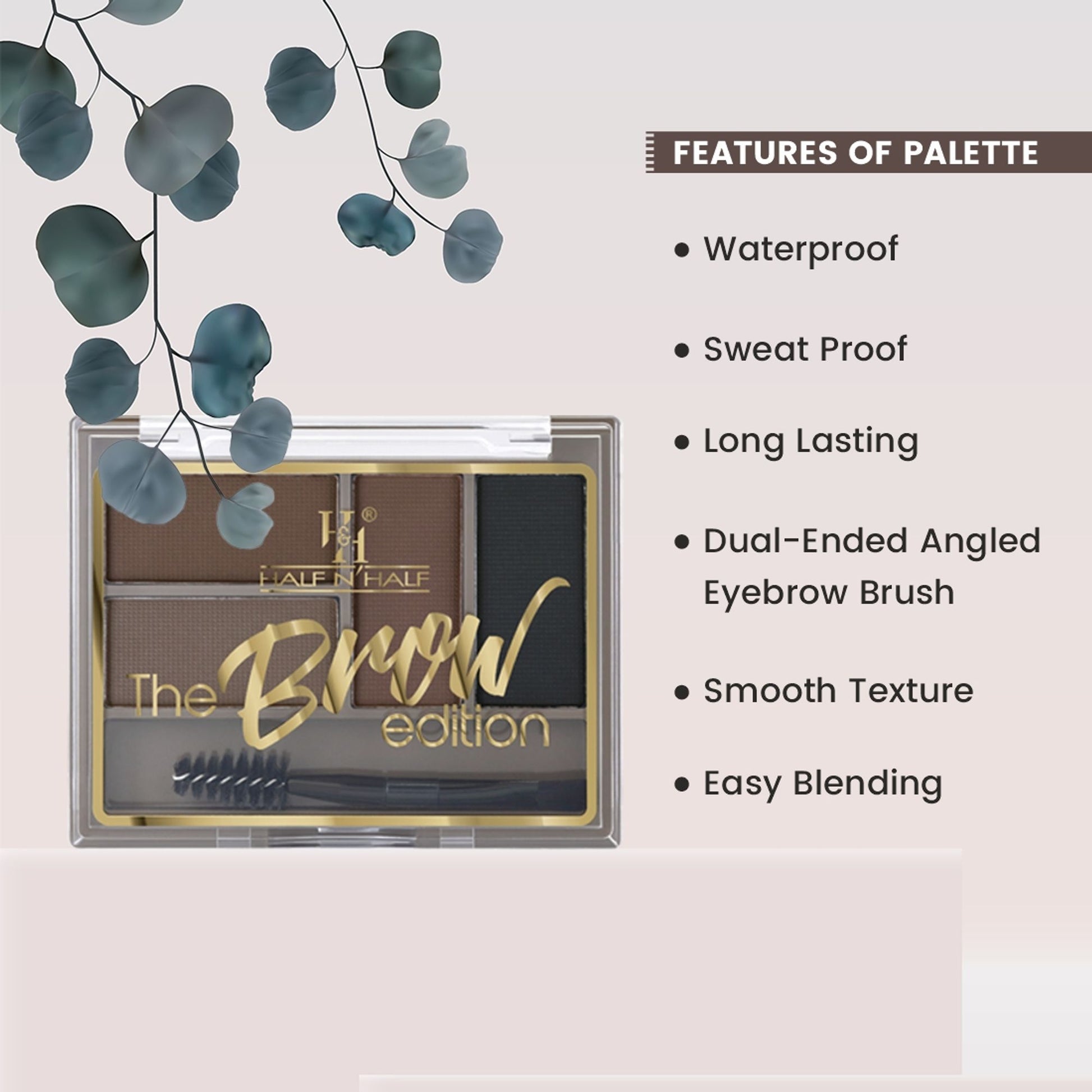 Half N Half The Brow Addition Eyebrow Enhancer Palette - 03 Natural Arch