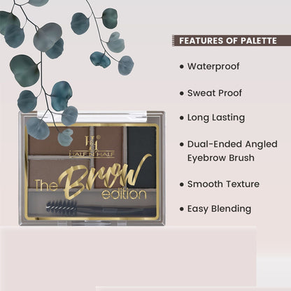Half N Half The Brow Addition Eyebrow Enhancer Palette - 03 Natural Arch
