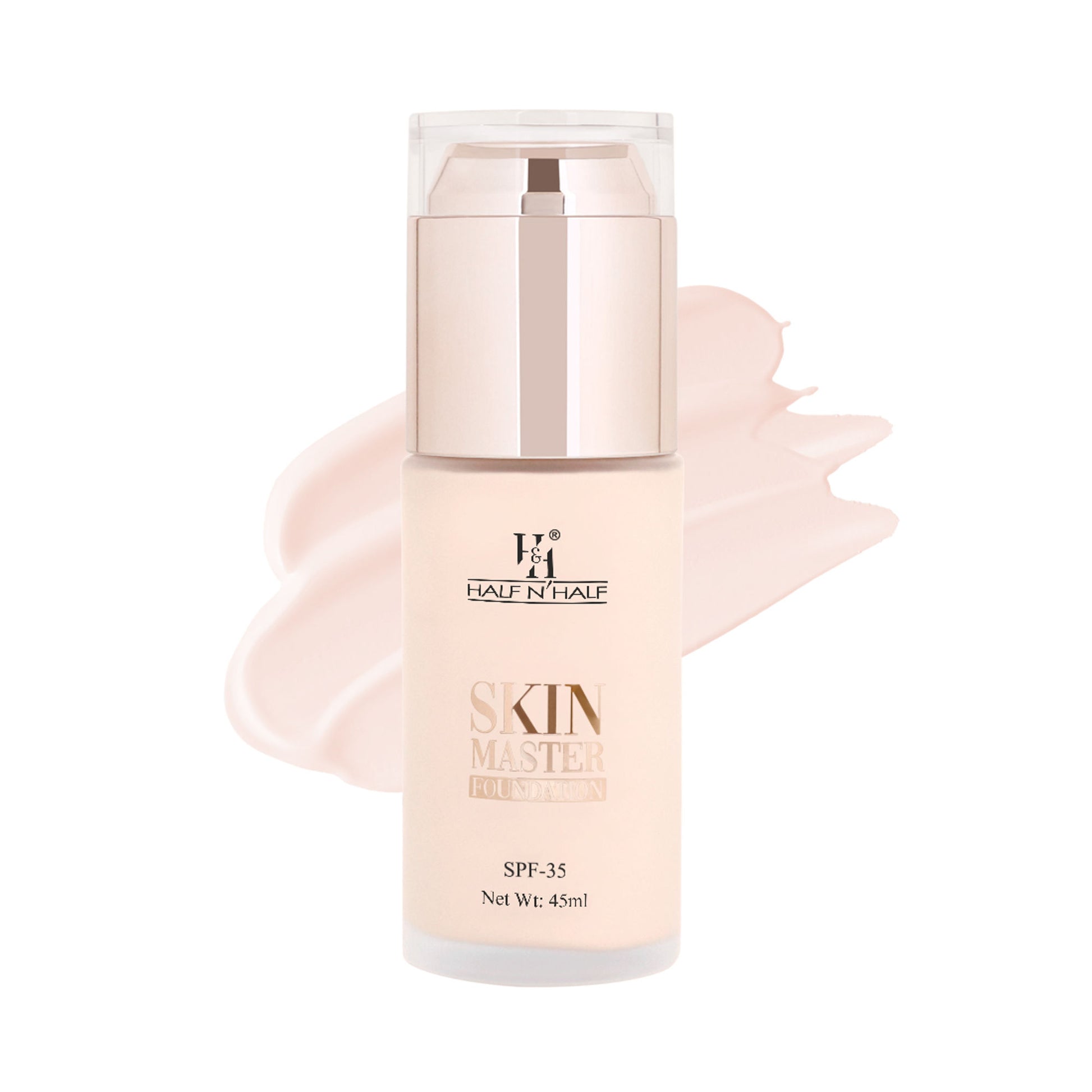 Half N Half Skin Master Weightless Matt Finish Foundation - 01 Fair Ivory