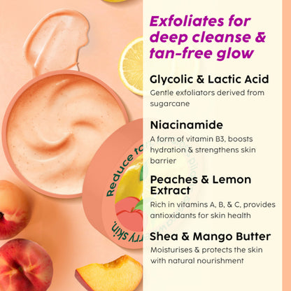 Plix Peaches & Lemon Detan Bump Eraser Scrub