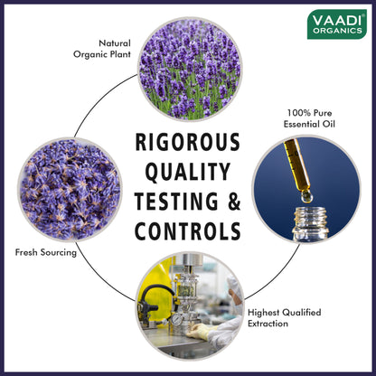 Vaadi Herbals Lavender 100% Pure Essential Oil Therapeutic Grade