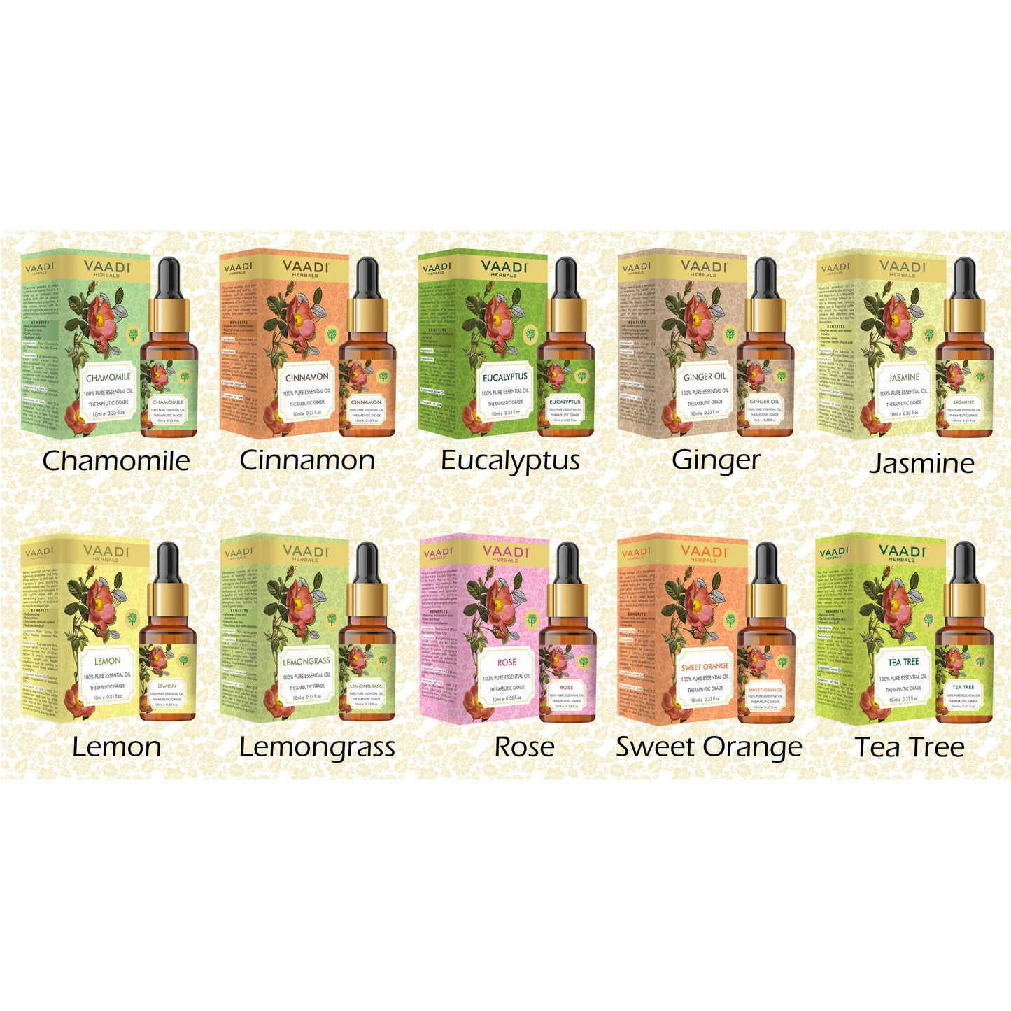 Vaadi Herbals Lavender 100% Pure Essential Oil Therapeutic Grade