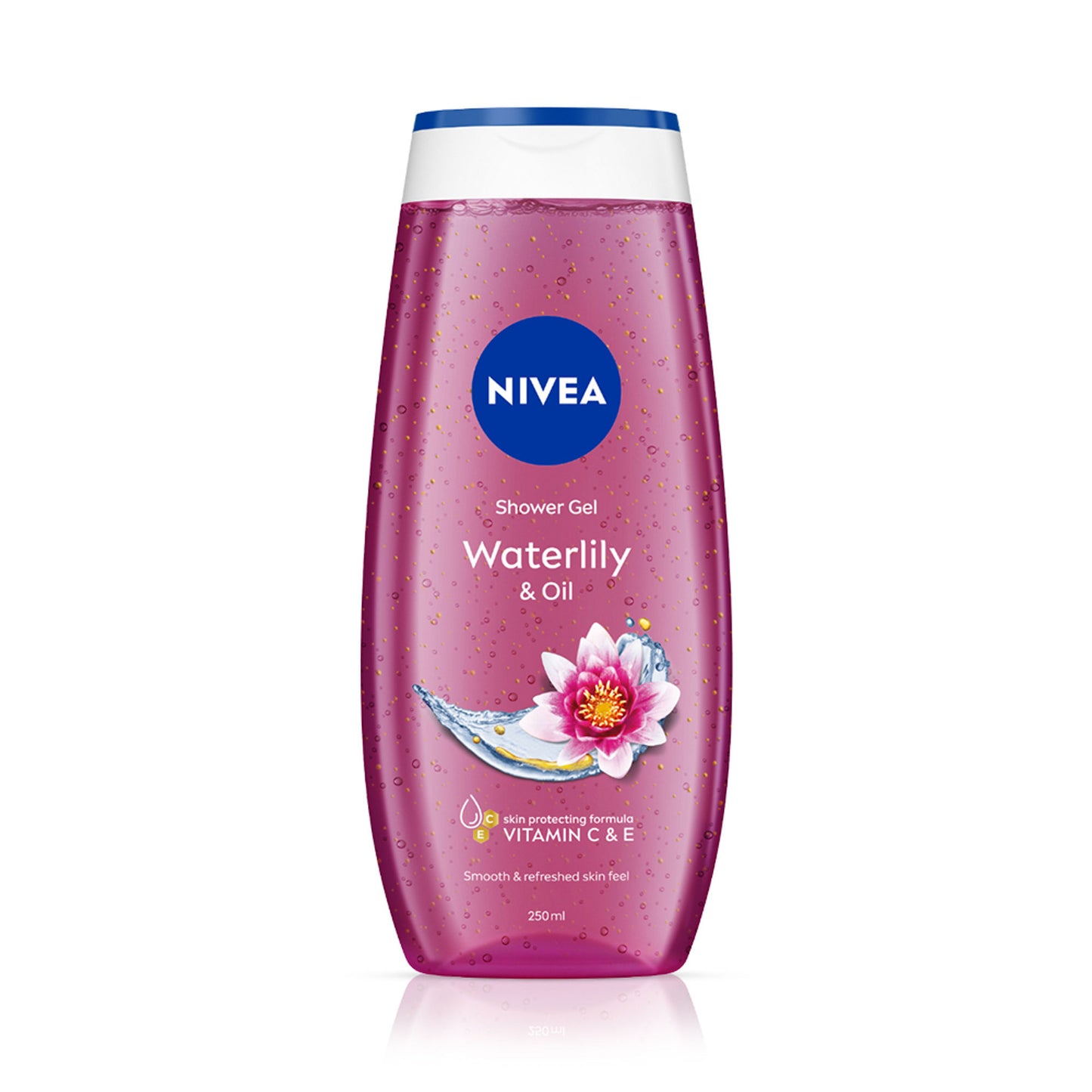 NIVEA Waterlily & care oil Body wash for long-lasting freshness