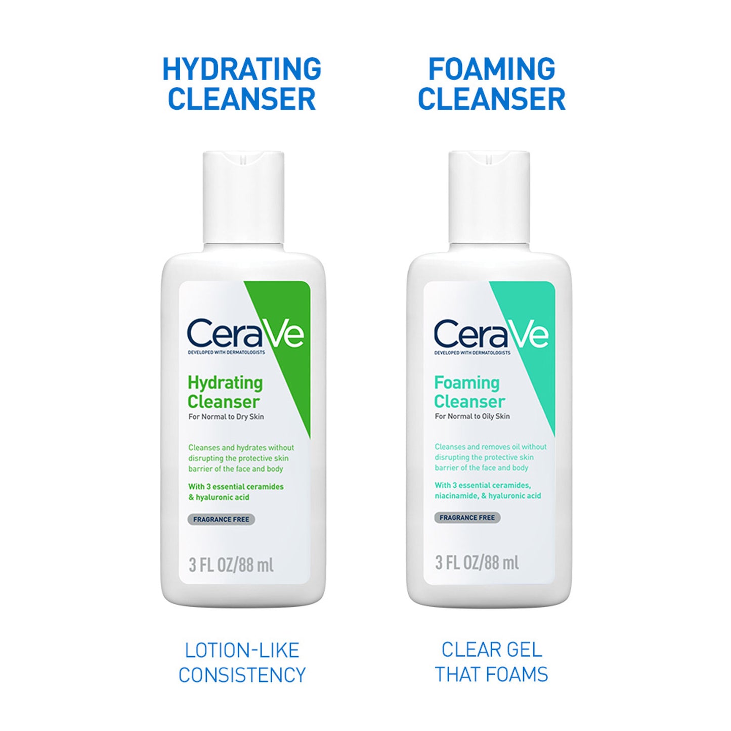 CeraVe Hydrating Cleanser Non-Foaming Face Wash for Dry Skin with Ceramides, Dermatologist Recommend