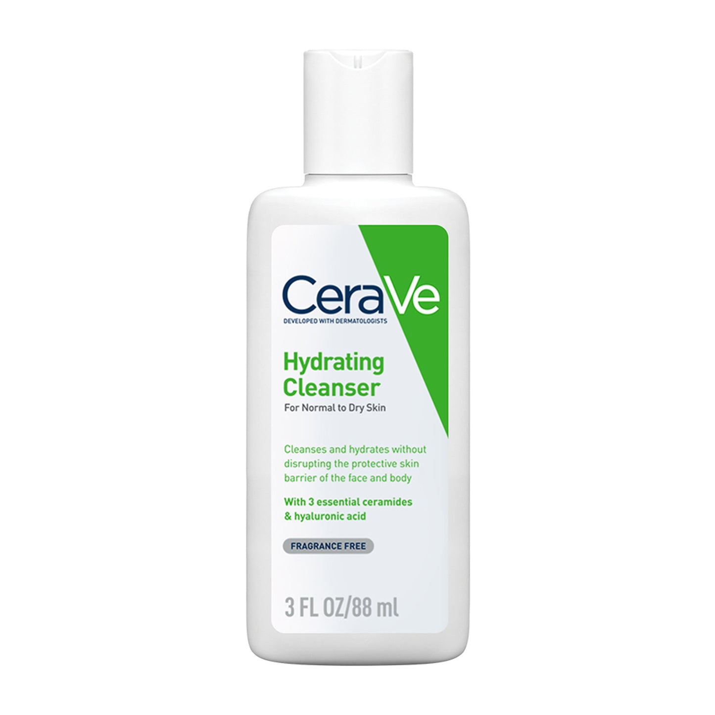 CeraVe Hydrating Cleanser Non-Foaming Face Wash for Dry Skin with Ceramides, Dermatologist Recommend