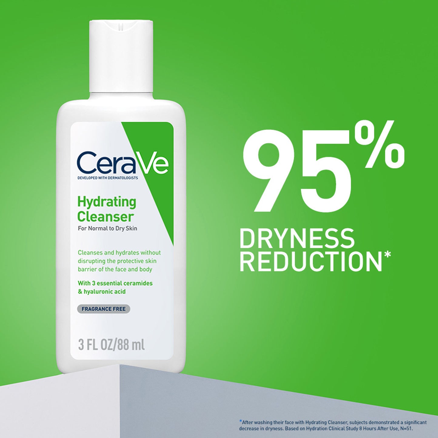 CeraVe Hydrating Cleanser Non-Foaming Face Wash for Dry Skin with Ceramides, Dermatologist Recommend