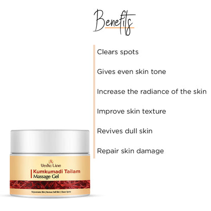 Vedic Line Kumkumadi Tailam Face Gel