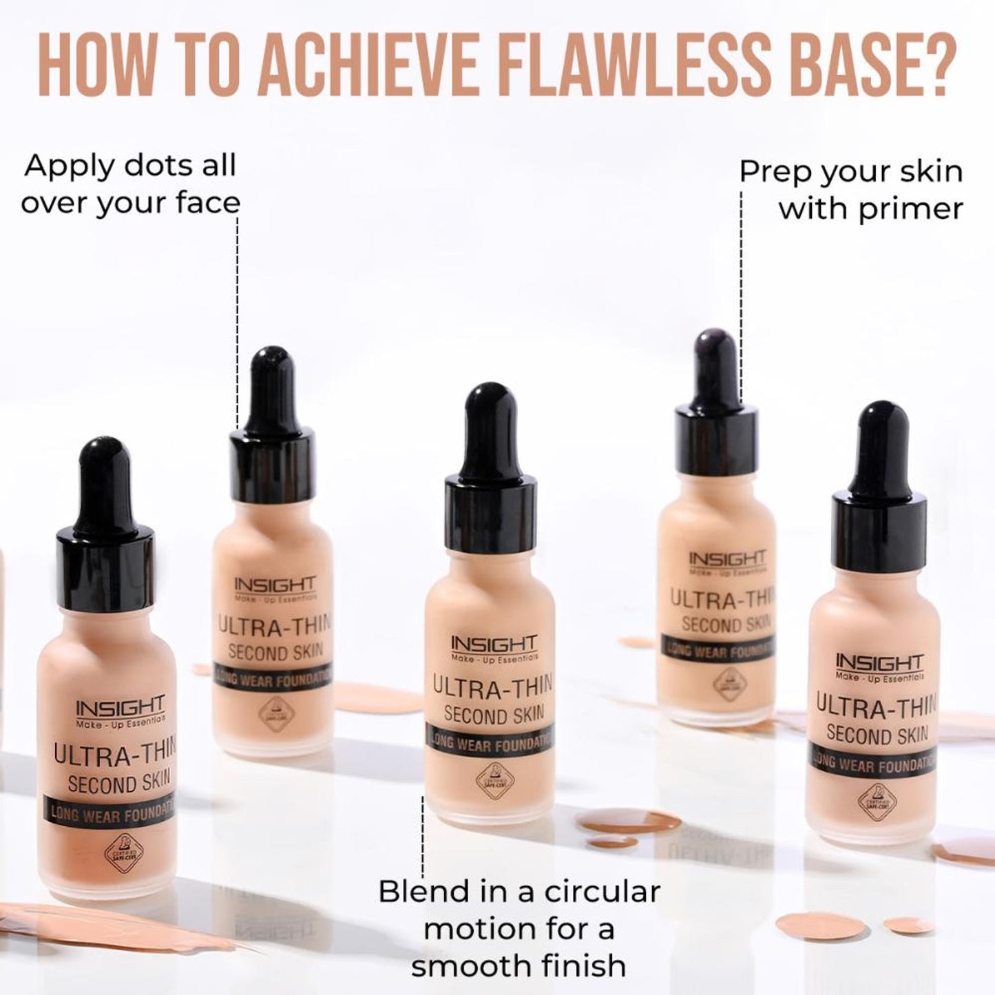 Insight Cosmetics Ultra-Thin Second Skin Long Wear Foundation - LN13