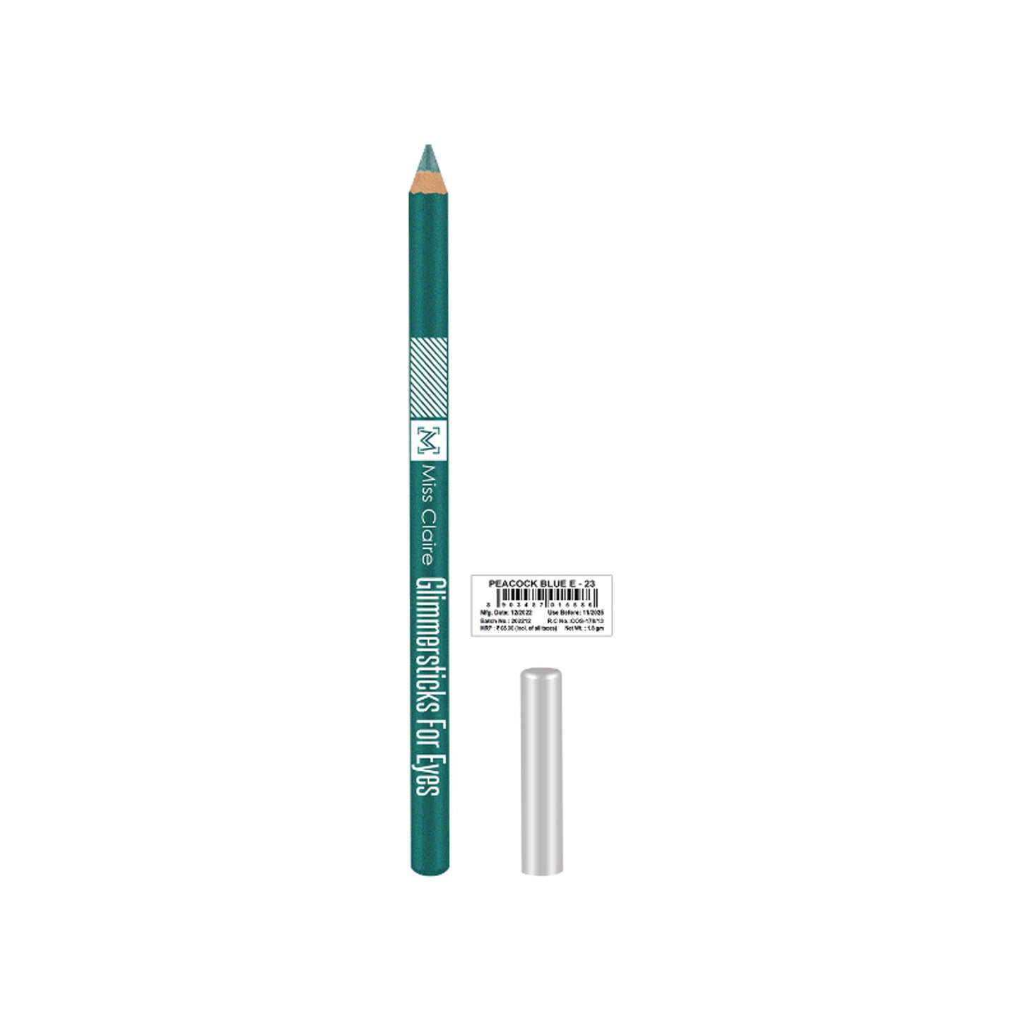 Miss Claire Glimmersticks For Eyes - Peacock Blue E-23