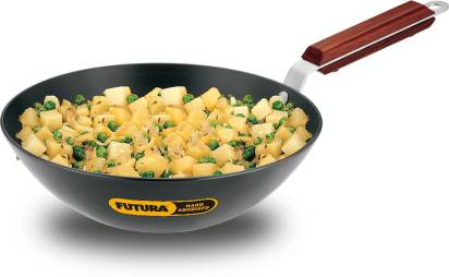 Hawkins Futura Deep Fry Pan Flat Bottom 2.5 L 26 cm Diameter (ADL25)
