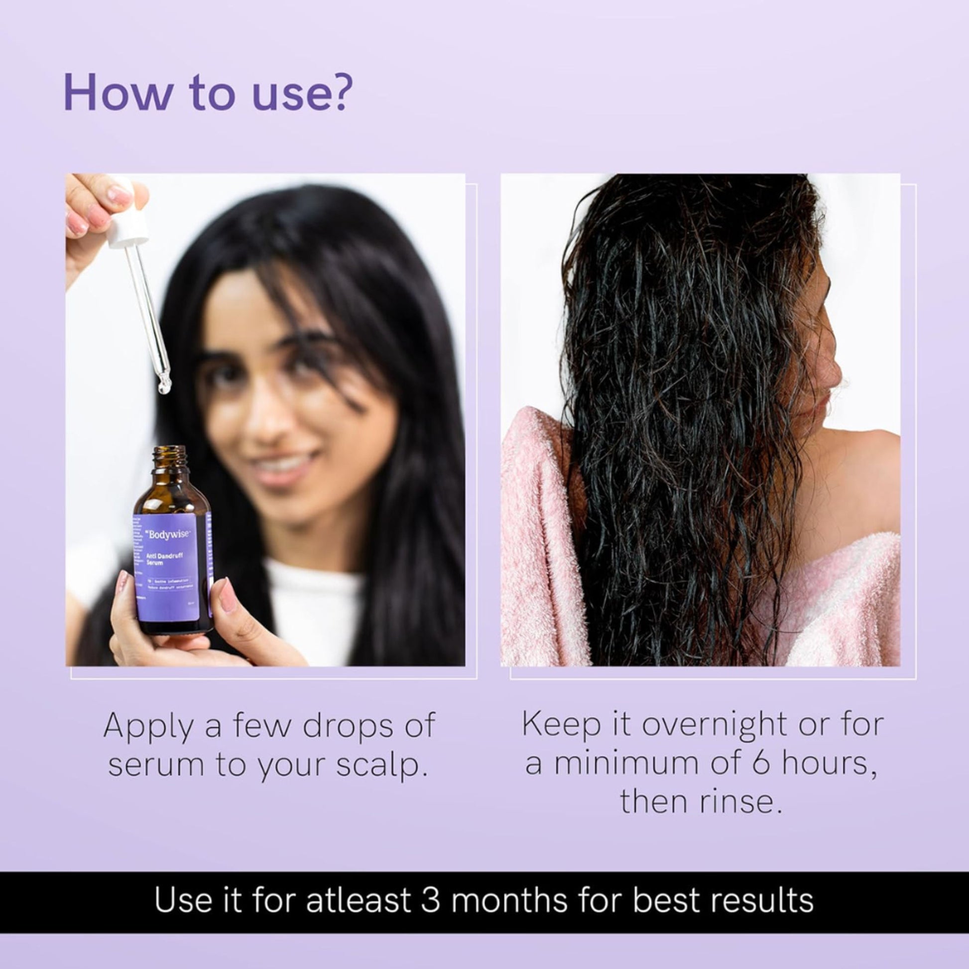 Be Bodywise Anti Dandruff Hair Serum - Reduces Dandruff, Soothes Inflamed & Itchy Scalp