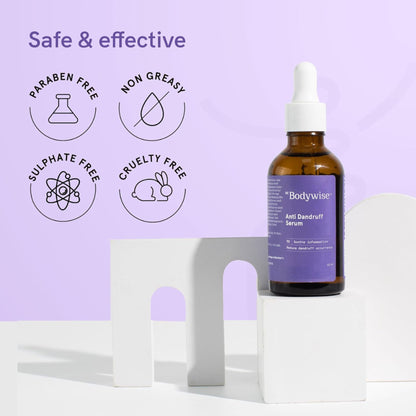 Be Bodywise Anti Dandruff Hair Serum - Reduces Dandruff, Soothes Inflamed & Itchy Scalp