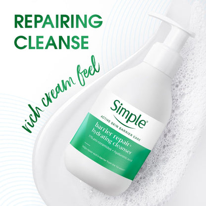 SIMPLE Active Skin Barrier Care, with 11% Ceramide Boosters for Sensitive Skin