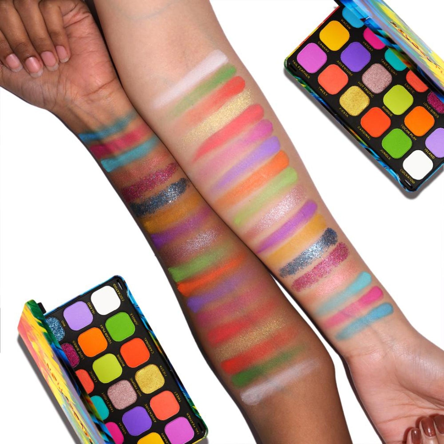 Makeup Revolution Forever Flawless Eyeshadow Palette-18 Smooth & Rich Shade - Bird of Paradise