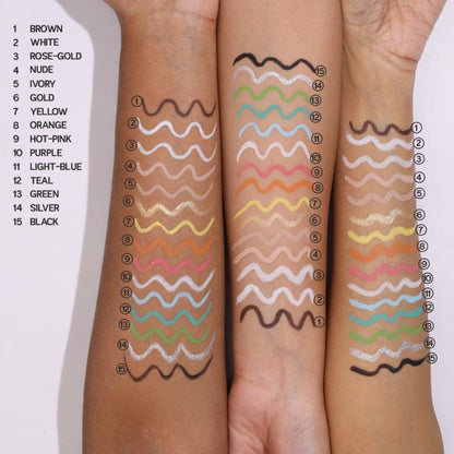 Makeup Revolution Streamline Waterline Eyeliner Pencil-Ultra Creamy Smudge Proof Smokey Looks - Black