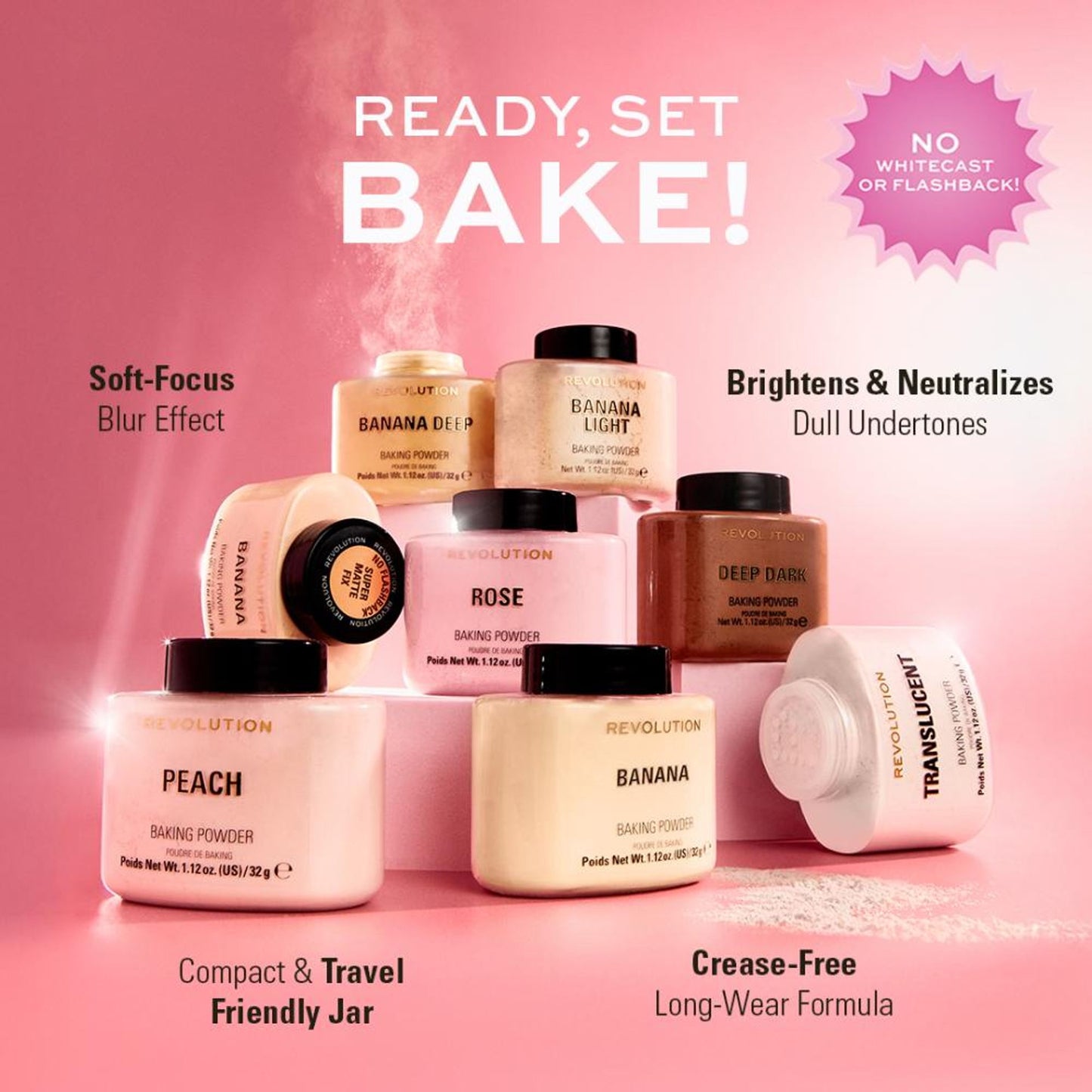 Makeup Revolution Banana Deep Loose Baking Powder